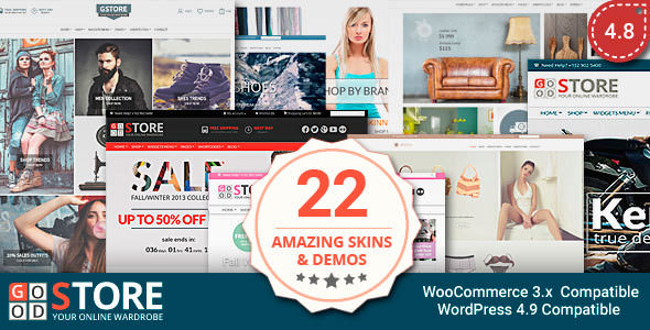 Download Free GoodStore v4.8 – WooCommerce Theme