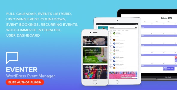 Eventer v3.5 – WordPress Event Manager Plugin