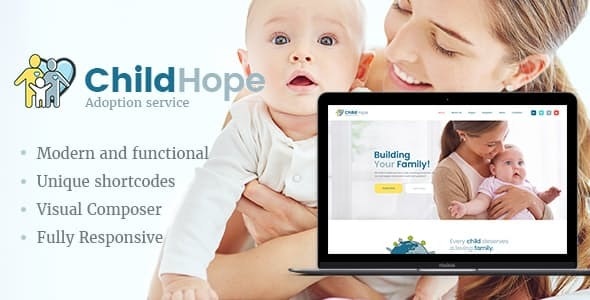 ChildHope v1.1.6 – Child Adoption Service & Charity Nonprofit WordPress Theme