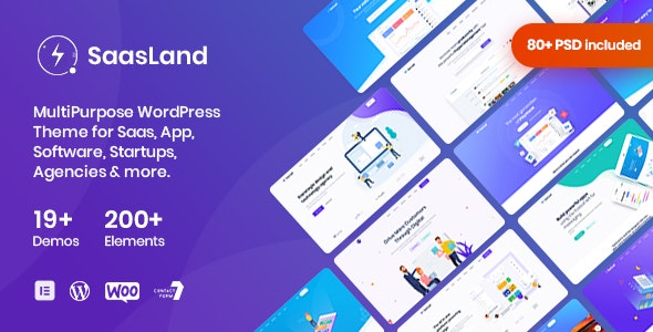 SaasLand v3.5.9 – MultiPurpose Theme for Saas & Startup