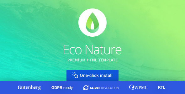 Download Free Eco Nature v1.4.5 – Environment & Ecology Theme