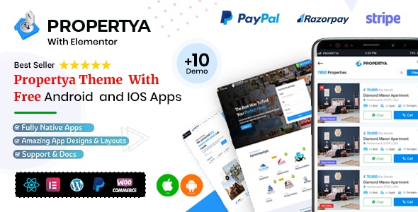 Propertya v1.1.4 – Real Estate WordPress Theme