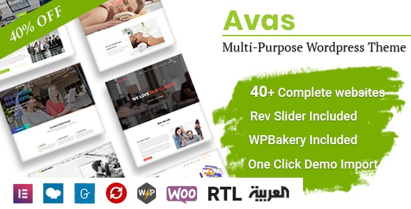 [Free Download] Avas v6.0.8 – Multi-Purpose WordPress Theme