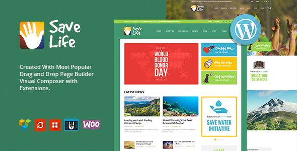 Download Free Save Life v1.2 – Non-Profit, Charity & Donations Theme