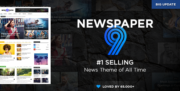 Download Free Newspaper v9.5 – WordPress News Theme