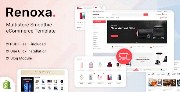 RENOXA V1.0 – MULTIPURPOSE E-COMMERCE SHOPIFY TEMPLATE