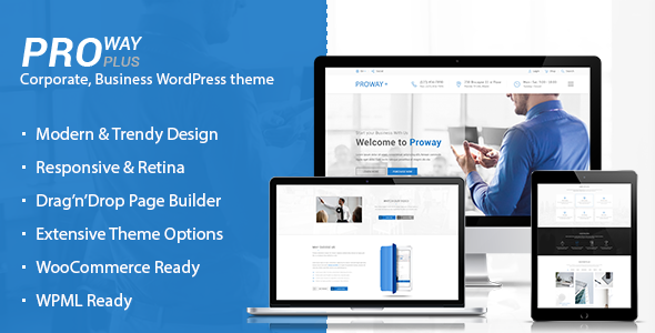 Download Free ProWay Plus v1.1.5 – Business, Finance WordPress theme