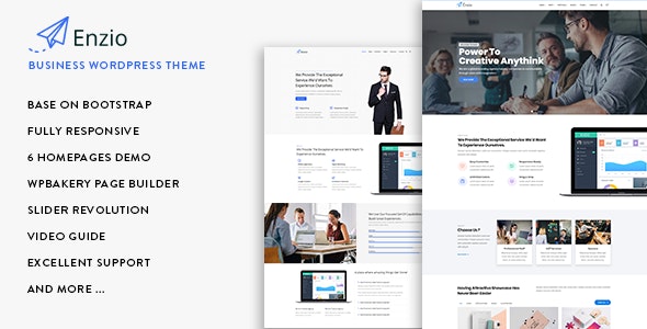 Enzio v1.1.4 – Responsive Business WordPress Theme