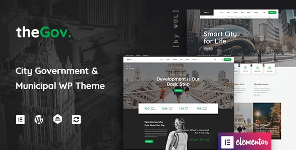 TheGov v2.0.4 – Municipal and Government WordPress Theme