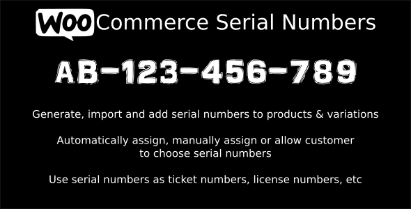 Download Free WooCommerce Serial Numbers v1.25 – WordPress Plugin
