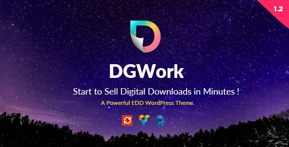 Download Free DGWork v1.3 – Powerful Responsive Easy Digital Downloads