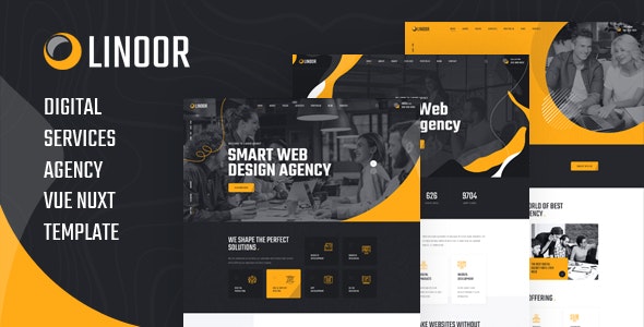 Linoor v1.8.2 – Digital Agency Services WordPress Theme