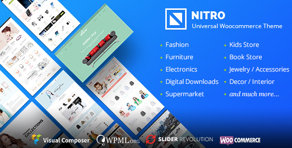 Download Free Nitro v1.6.4 – Universal WooCommerce Theme