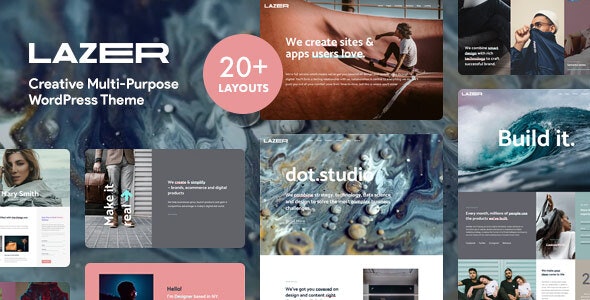 LAZER V1.0 – CREATIVE MULTI-PURPOSE WORDPRESS THEME