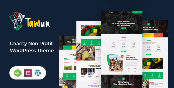 Tamun v1.6 – Fundraising WordPress Theme Free Download