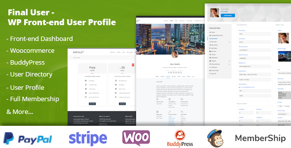 Download Free Final User v1.0.2 – WP Front-end User Profiles