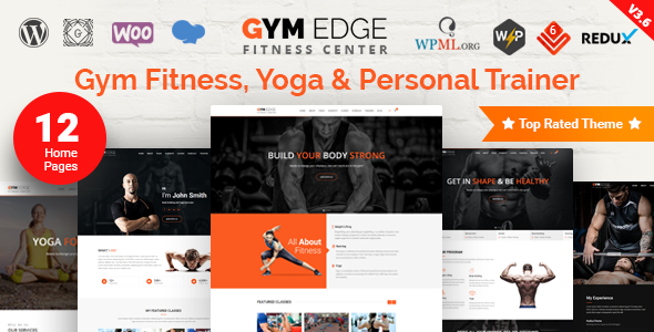 Gym Edge v4.3.0 – Gym Fitness WordPress Theme