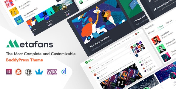 METAFANS V2.5 – COMMUNITY & SOCIAL NETWORK BUDDYPRESS THEME