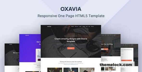 Oxavia – Responsive One Page Template