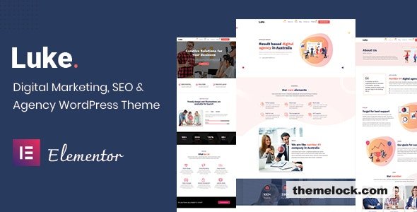 Luke v2.0 – Digital Marketing and SEO WordPress Theme