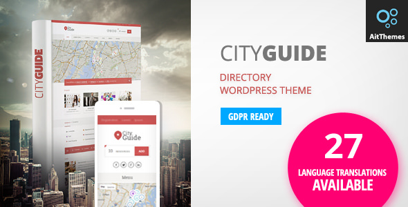 Download Free City Guide v3.29 – Listing Directory WordPress Theme