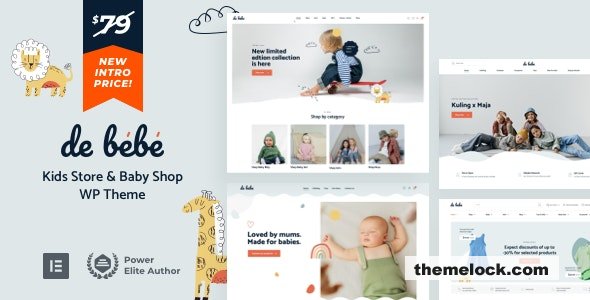 Debebe v2.2 – Baby Shop and Children Kids Store WordPress