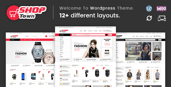 Download Free Shop Town v1.0 – Multipurpose WooCommerce Theme