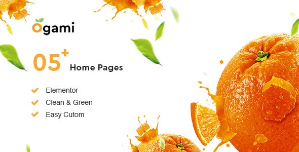 Ogami v1.41 – Organic Store & Bakery WordPress Theme