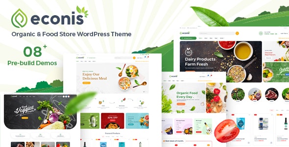 ECONIS V1.0.3 – ORGANIC & FOOD STORE WORDPRESS THEME