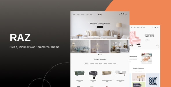 RAZ V1.1.1 – CLEAN, MINIMAL WOOCOMMERCE THEME