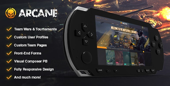 Arcane v3.6.6 – The Gaming Community Theme + Plugins