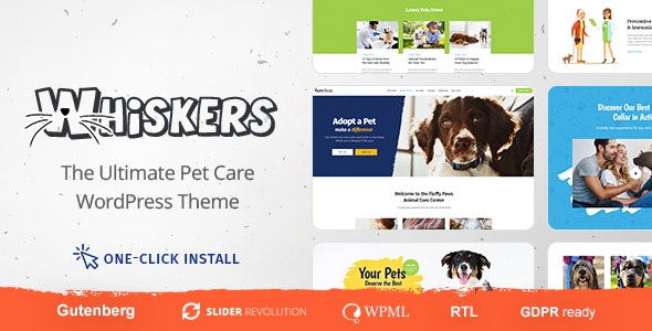 WHISKERS V1.0.9 – PETS STORE | VET CLINIC | ANIMAL ADOPTION
