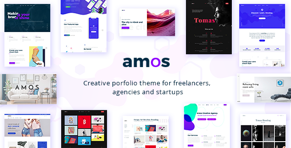 Download Free Amos v1.1 – Creative WordPress Theme for Agencies