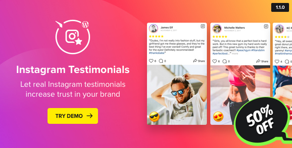 Download Free Instagram Testimonials Plugin for WordPress v1.1.0