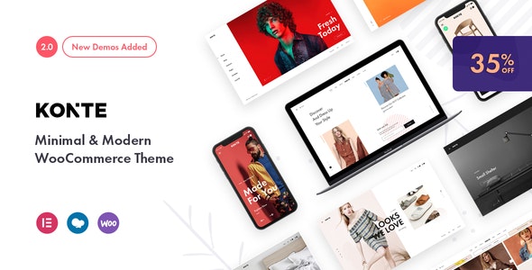 Konte v2.2.3 – Minimal & Modern WooCommerce Theme