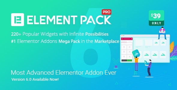 Element Pack v6.12.0 – Addon for Elementor Page Builder WordPress Plugin