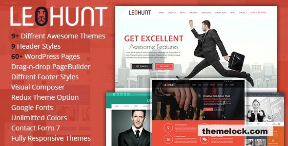 LeoHunt v1.0 – Responsive MultiPurpose WordPress Theme