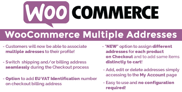 Download Free WooCommerce Multiple Customer Addresses v10.8