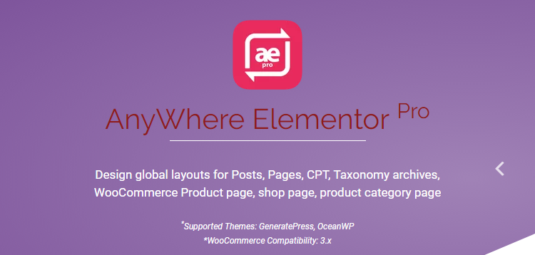 Download Free AnyWhere Elementor Pro v2.9.1 – Global Post Layouts