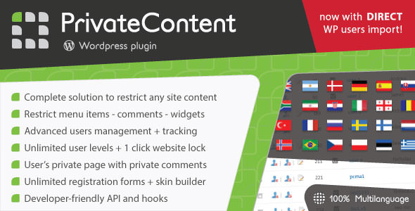 PrivateContent v8.6.0 – Multilevel Content Plugin