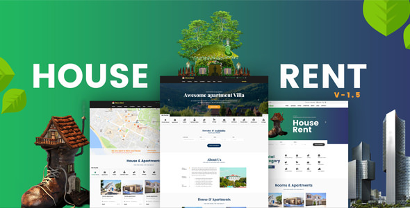 Download Free HouseRent v1.5 – Multi Concept Rental WordPress Theme