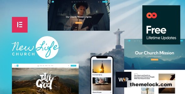 New Life v2.0 – Church & Religion WordPress Theme