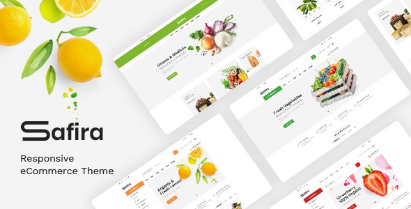 SAFIRA V1.1.3 – FOOD & ORGANIC WOOCOMMERCE WORDPRESS THEME