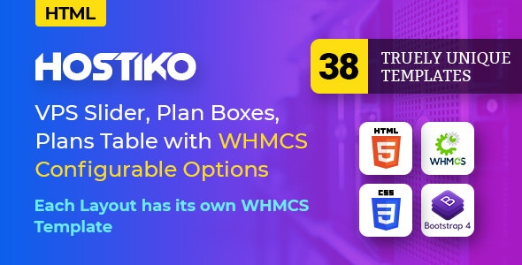 HOSTIKO V59.0 – WORDPRESS WHMCS HOSTING THEME