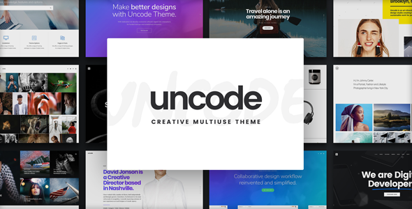 Download Free Uncode v1.8.1.1 – Creative Multiuse WordPress Theme