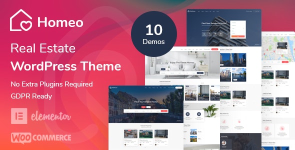 HOMEO V1.2.19 – REAL ESTATE WORDPRESS THEME