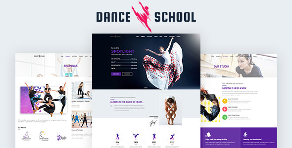 Download Free Dance School v2.1 – Dance Studio, Dance Academy Theme