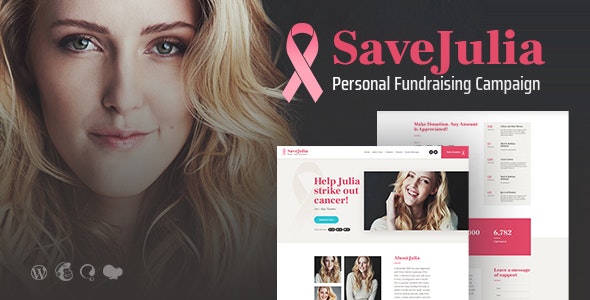 [Free Download] Save Julia v1.0.2 – Donation & Fundraising Charity WordPress Theme