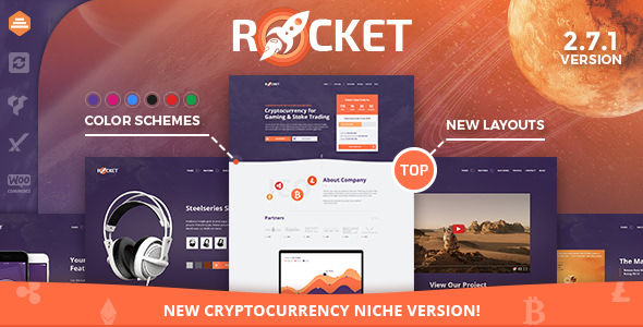 Download Free Rocket v2.7.1 – Creative Multipurpose WordPress Theme