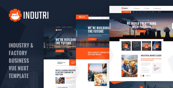 Indutri v1.1.3 – Factory & Industrial WordPress Theme